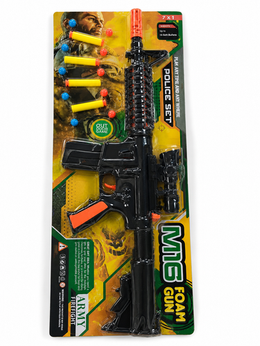 ست اسلحه پلیسی فوم پران مدل m16